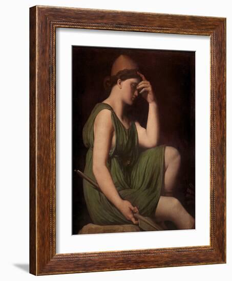 Odysseus, Study For the Apotheosis of Homer, c.1850-Jean-Auguste-Dominique Ingres-Framed Giclee Print