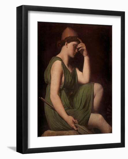 Odysseus, Study For the Apotheosis of Homer, c.1850-Jean-Auguste-Dominique Ingres-Framed Giclee Print