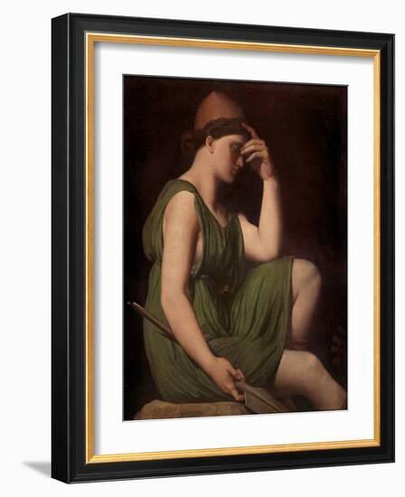 Odysseus, Study For the Apotheosis of Homer, c.1850-Jean-Auguste-Dominique Ingres-Framed Giclee Print