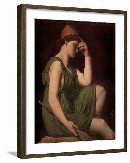 Odysseus, Study For the Apotheosis of Homer, c.1850-Jean-Auguste-Dominique Ingres-Framed Giclee Print