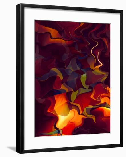 Odyssey in Vermillion-Doug Chinnery-Framed Photographic Print