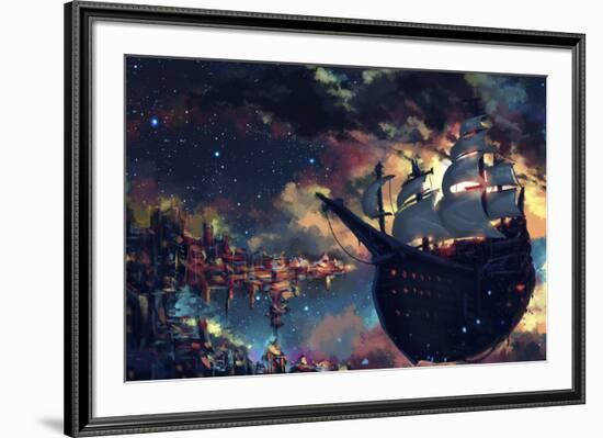 Odyssey-Seerlight-Framed Giclee Print