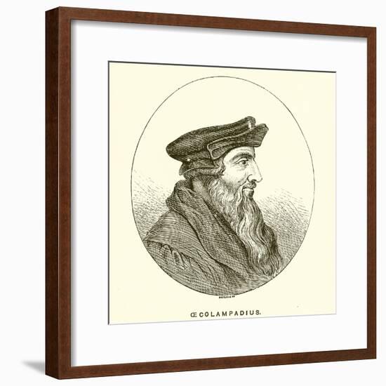 Oecolampadius-null-Framed Giclee Print