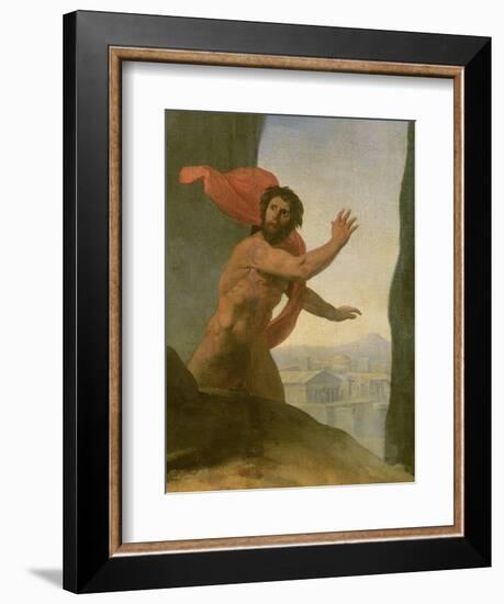 Oedipus and the Sphinx, 1808-Jean Auguste Dominique Ingres-Framed Giclee Print