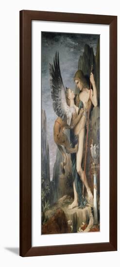 Oedipus and the Sphinx, 1864-Gustave Moreau-Framed Giclee Print