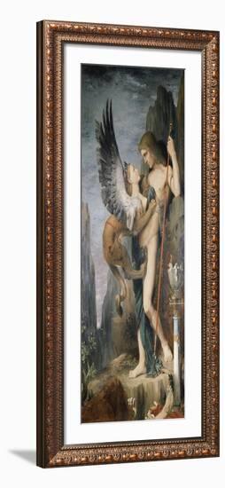 Oedipus and the Sphinx, 1864-Gustave Moreau-Framed Giclee Print