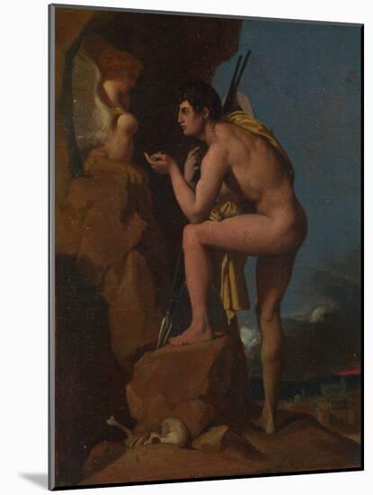 Oedipus and the Sphinx, C. 1826-Jean-Auguste-Dominique Ingres-Mounted Giclee Print