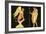 Oedipus and the Sphinx-English School-Framed Giclee Print