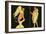 Oedipus and the Sphinx-English School-Framed Giclee Print