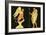 Oedipus and the Sphinx-English School-Framed Giclee Print