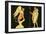 Oedipus and the Sphinx-English School-Framed Giclee Print