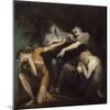 Oedipus Cursing His Son, Polynices, 1786-Henry Fuseli-Mounted Giclee Print