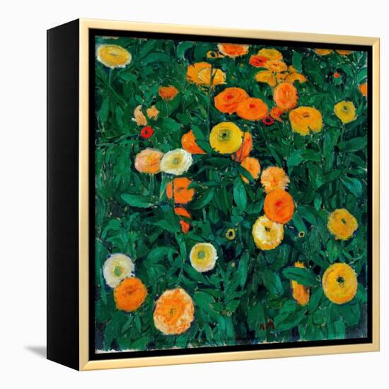 Oeillets D'inde - Peinture De Koloman Moser (1868-1918), 1909, Huile Sur Toile - Marigolds - Oil On-Koloman Moser-Framed Premier Image Canvas