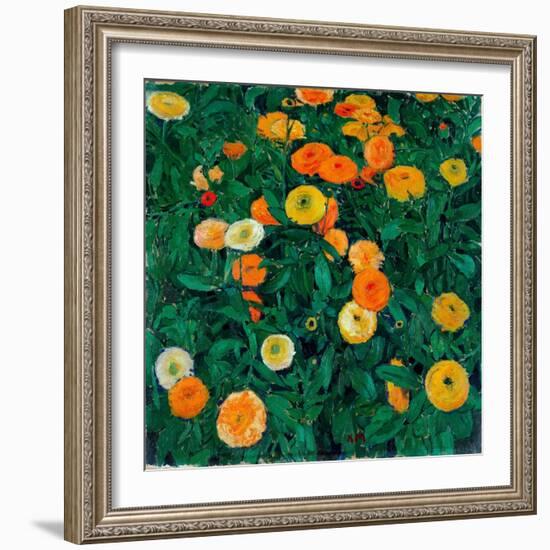 Oeillets D'inde - Peinture De Koloman Moser (1868-1918), 1909, Huile Sur Toile - Marigolds - Oil On-Koloman Moser-Framed Giclee Print