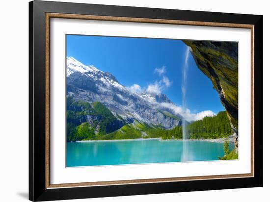 Oeschinensee-Philippe Sainte-Laudy-Framed Photographic Print