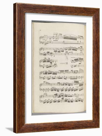 Oeuvre dernier et posthume...Deux sonates pour forte piano avec accompagnement de violon et basse-Jan Ladislav Dussek-Framed Giclee Print