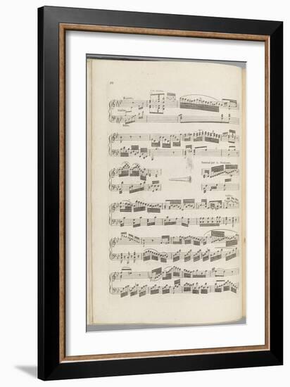 Oeuvre dernier et posthume...Deux sonates pour forte piano avec accompagnement de violon et basse-Jan Ladislav Dussek-Framed Giclee Print