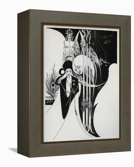 Of a Neophyte and How the Black Art Was Revealed Unto Him', 1899-Aubrey Beardsley-Framed Premier Image Canvas