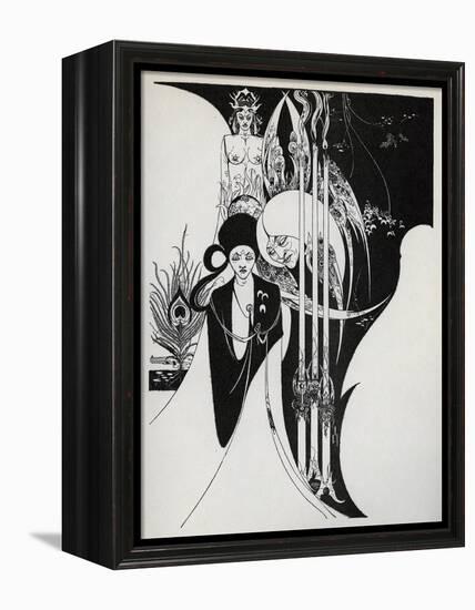 Of a Neophyte and How the Black Art Was Revealed Unto Him', 1899-Aubrey Beardsley-Framed Premier Image Canvas