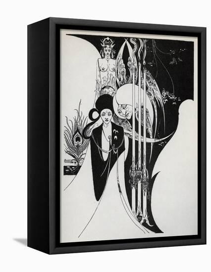 Of a Neophyte and How the Black Art Was Revealed Unto Him', 1899-Aubrey Beardsley-Framed Premier Image Canvas