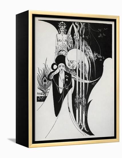 Of a Neophyte and How the Black Art Was Revealed Unto Him', 1899-Aubrey Beardsley-Framed Premier Image Canvas