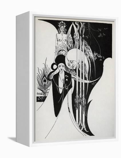 Of a Neophyte and How the Black Art Was Revealed Unto Him', 1899-Aubrey Beardsley-Framed Premier Image Canvas