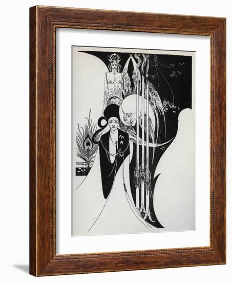Of a Neophyte and How the Black Art Was Revealed Unto Him', 1899-Aubrey Beardsley-Framed Giclee Print