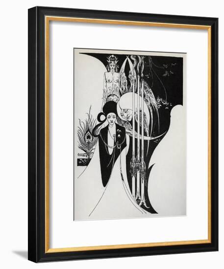 Of a Neophyte and How the Black Art Was Revealed Unto Him', 1899-Aubrey Beardsley-Framed Giclee Print