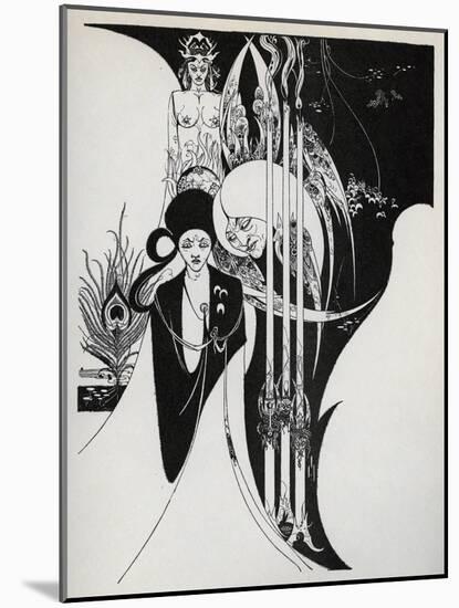 Of a Neophyte and How the Black Art Was Revealed Unto Him', 1899-Aubrey Beardsley-Mounted Giclee Print