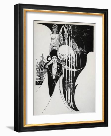 Of a Neophyte and How the Black Art Was Revealed Unto Him', 1899-Aubrey Beardsley-Framed Giclee Print