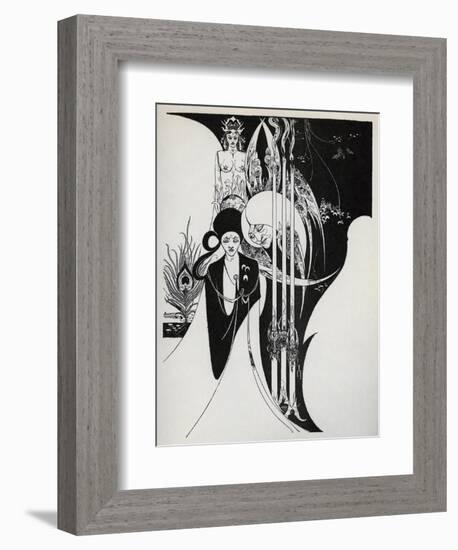 Of a Neophyte and How the Black Art Was Revealed Unto Him', 1899-Aubrey Beardsley-Framed Giclee Print