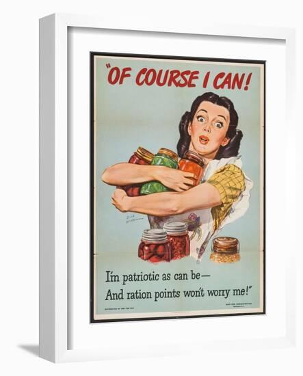 Of Course I Can!-Dick Williams-Framed Art Print