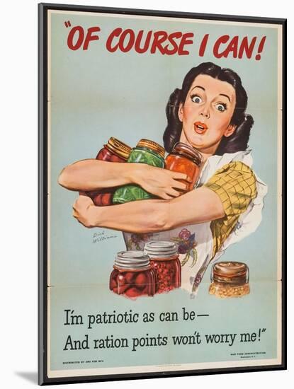 Of Course I Can!-Dick Williams-Mounted Art Print