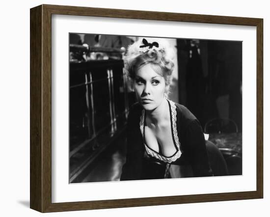 OF HUMAN BONDAGE, 1964 directed by KEN HUGHES Kim Novak (b/w photo)-null-Framed Photo