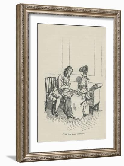 Of one thing I may assure you, 1896-Hugh Thomson-Framed Giclee Print