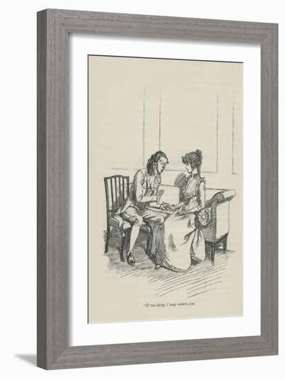 Of one thing I may assure you, 1896-Hugh Thomson-Framed Giclee Print