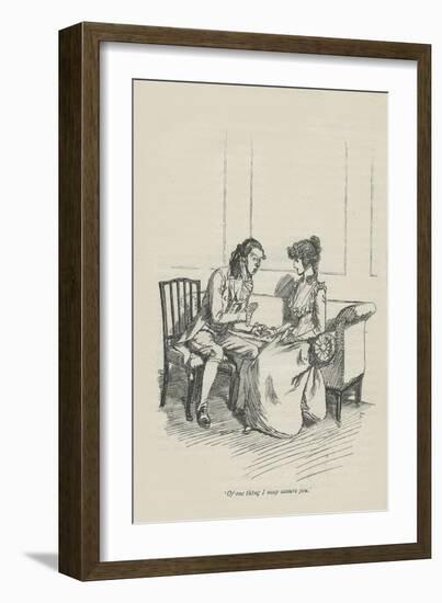 Of one thing I may assure you, 1896-Hugh Thomson-Framed Giclee Print