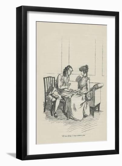 Of one thing I may assure you, 1896-Hugh Thomson-Framed Giclee Print