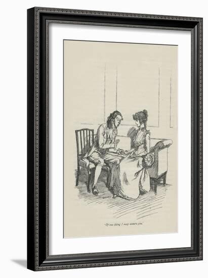 Of one thing I may assure you, 1896-Hugh Thomson-Framed Giclee Print