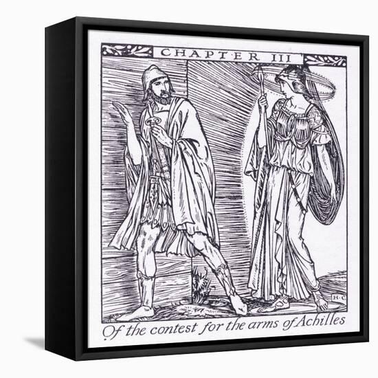 Of the Contest for the Arms of Achilles-Herbert Cole-Framed Premier Image Canvas