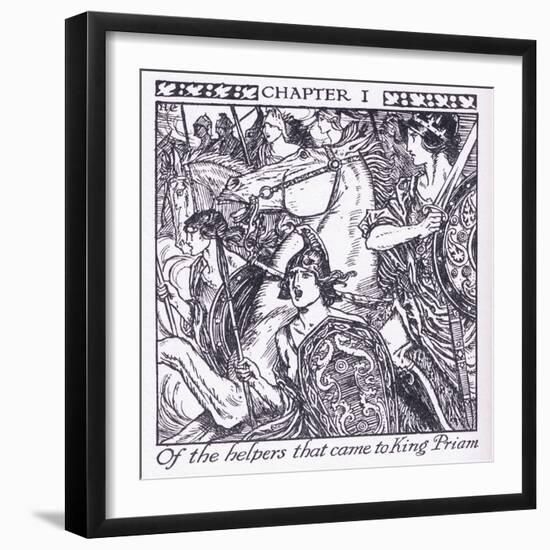 Of the Helpers Who Came to King Priam-Herbert Cole-Framed Giclee Print