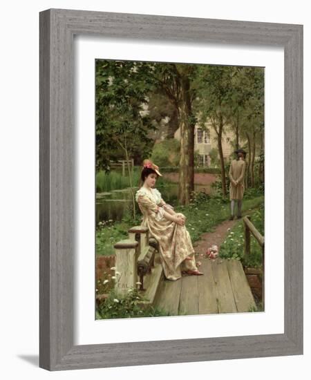 Off, 1899-Edmund Blair Leighton-Framed Giclee Print