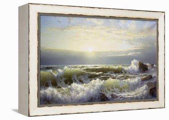 Off Connecticut, Newport, 1904-William Trost Richards-Framed Premier Image Canvas