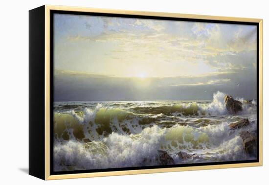 Off Connecticut, Newport, 1904-William Trost Richards-Framed Premier Image Canvas