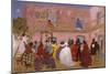 Off for the Honeymoon, 1918-25 (Oil on Particle Board)-Pedro Figari-Mounted Giclee Print