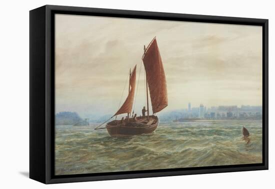 Off North Shields-Charles Napier Hemy-Framed Premier Image Canvas