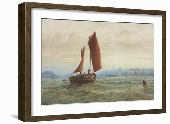 Off North Shields-Charles Napier Hemy-Framed Giclee Print