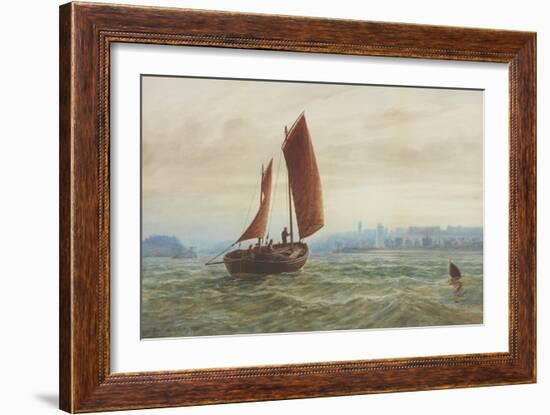 Off North Shields-Charles Napier Hemy-Framed Giclee Print