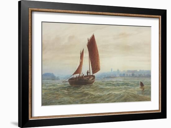 Off North Shields-Charles Napier Hemy-Framed Giclee Print