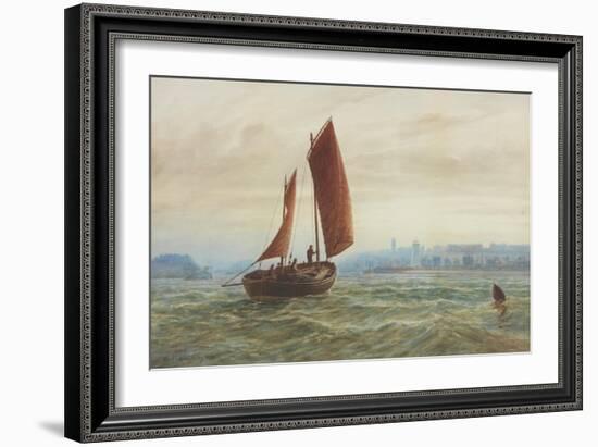 Off North Shields-Charles Napier Hemy-Framed Giclee Print